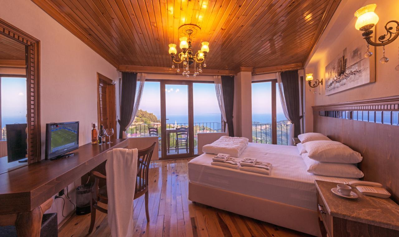 Assos Kayalar Terrace Hotel Sazli ภายนอก รูปภาพ