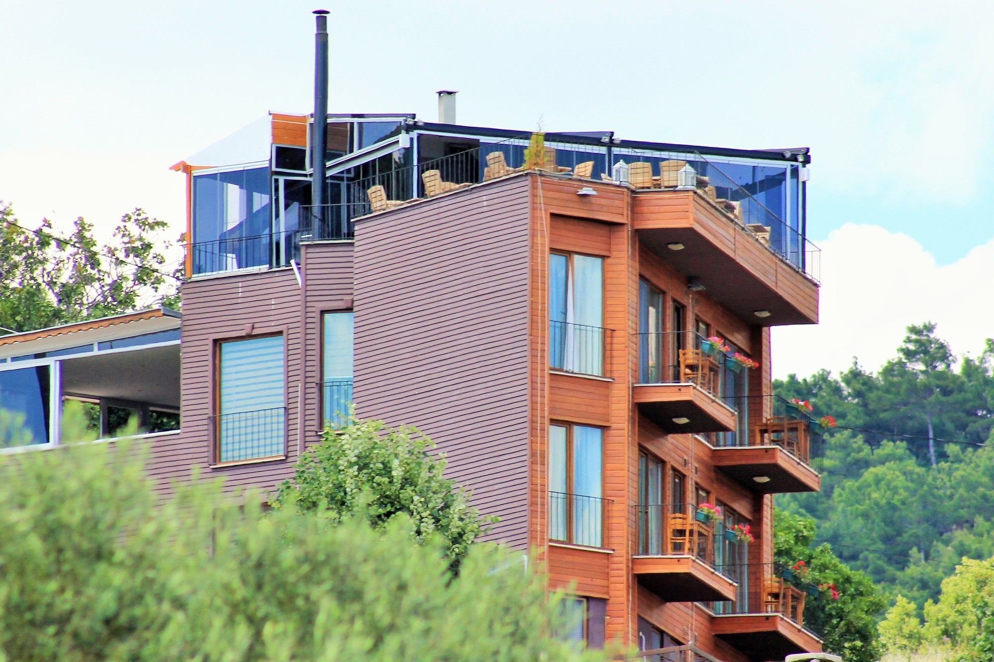 Assos Kayalar Terrace Hotel Sazli ภายนอก รูปภาพ